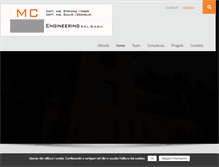 Tablet Screenshot of mc-engineering.it
